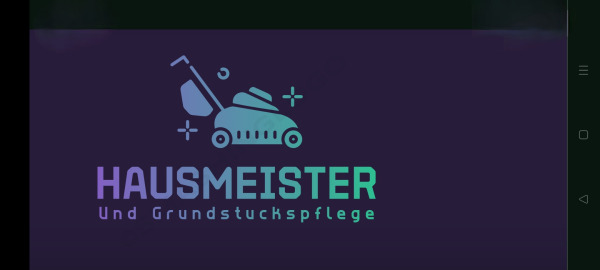 Hausmeister und Grundstücks Pflege Logo