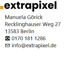 Extrapixel Manuela Görick Logo