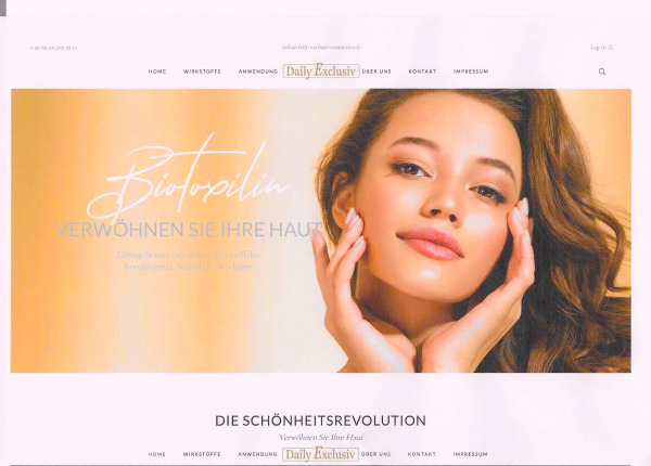 Daily Exclusiv Cosmetic GmbH. Frankfurt Logo