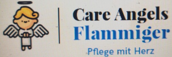 Care Angels Flammiger Logo