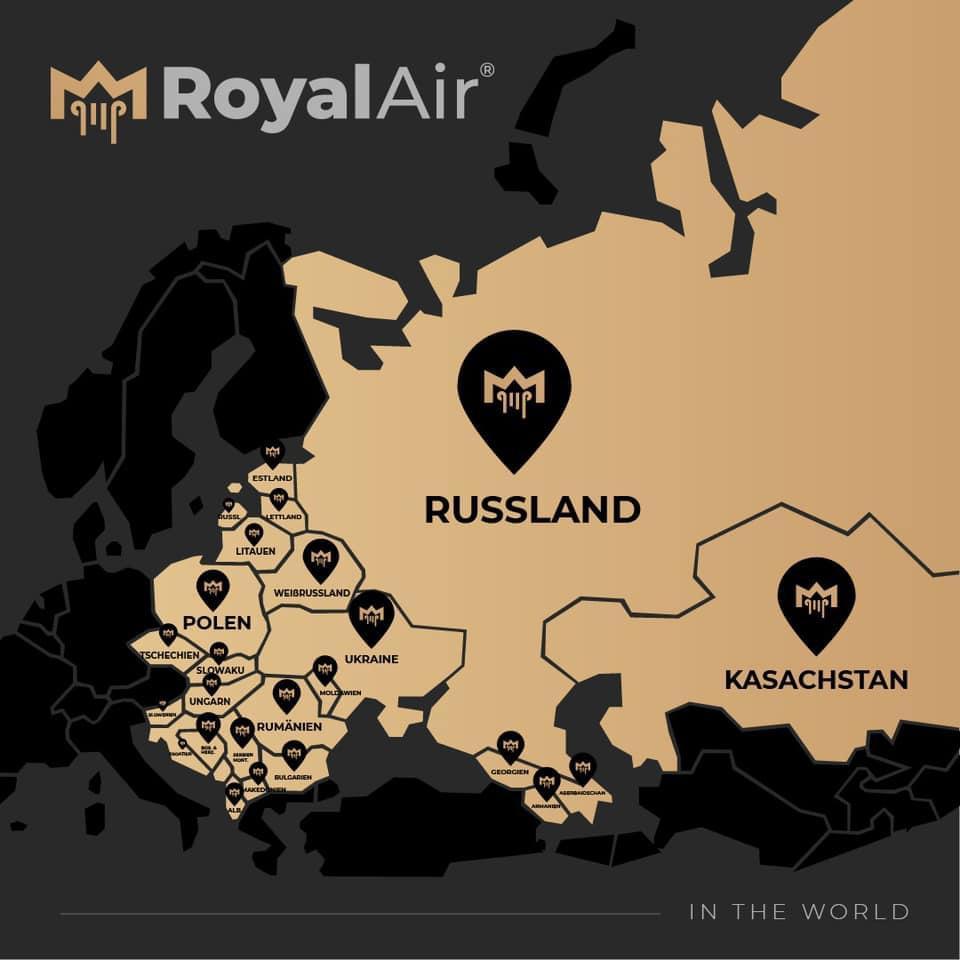 Royal Air in the world Logo