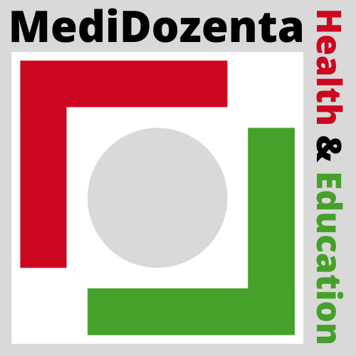 MediDozenta - Health & Education Logo