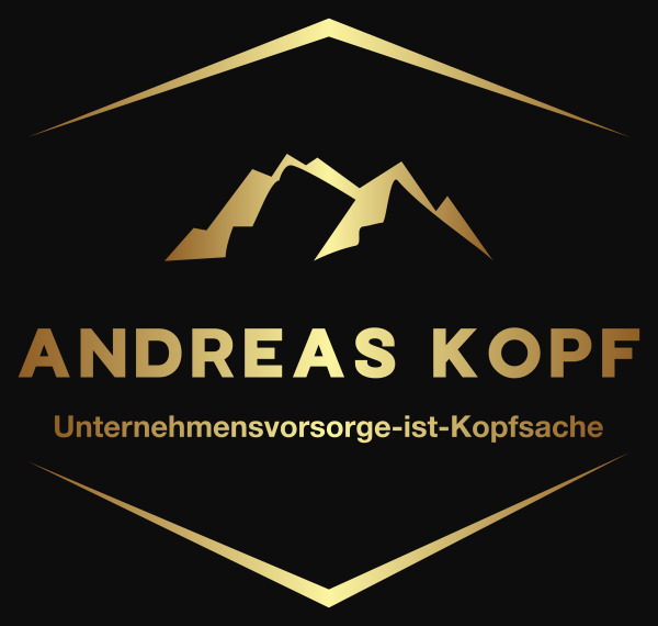 Andreas Kopf - Unternehmensvorsorge ist Kopfsache Logo