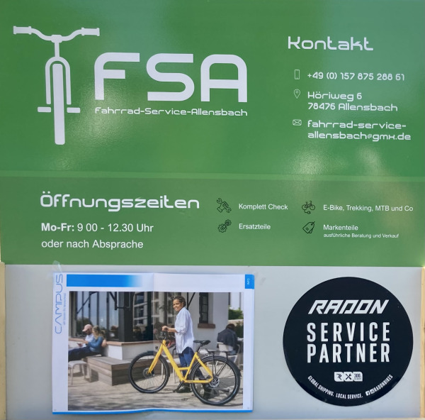 FSA Fahrradwerkstatt Logo