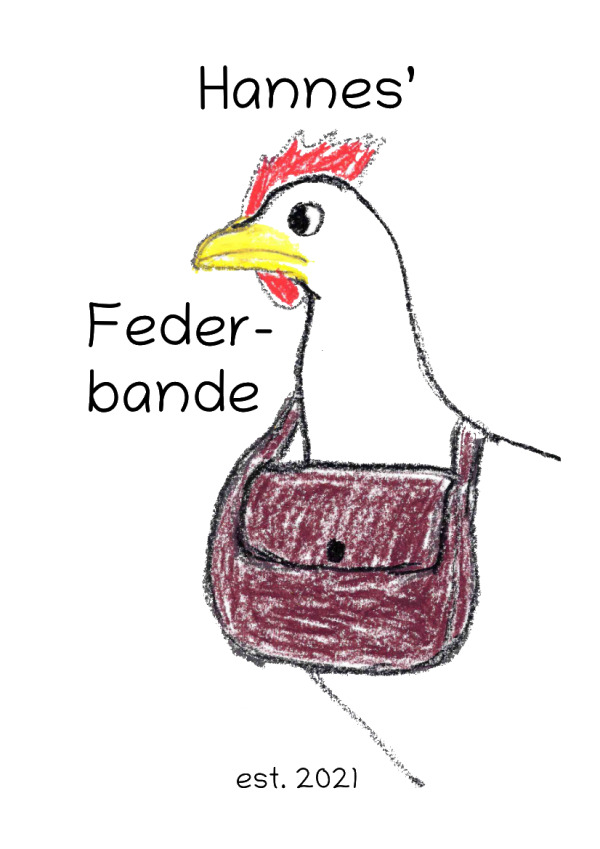 Hannes' Federbande Logo