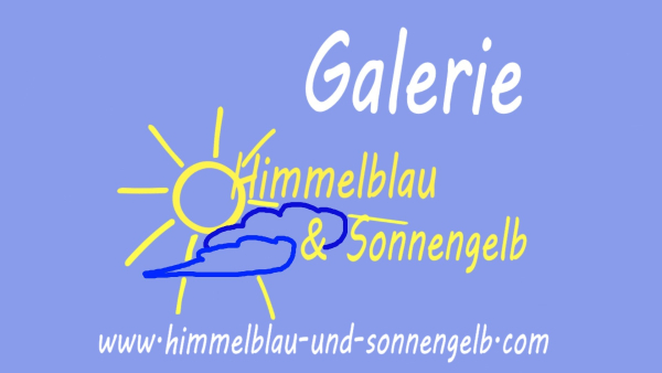 Galerie/Atelier Himmelblau & Sonnengelb Logo