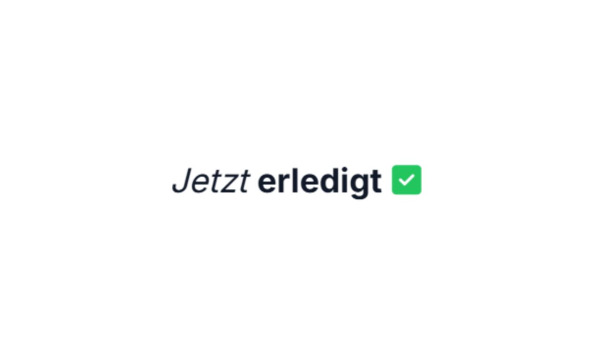 Jetzt erledigt Logo