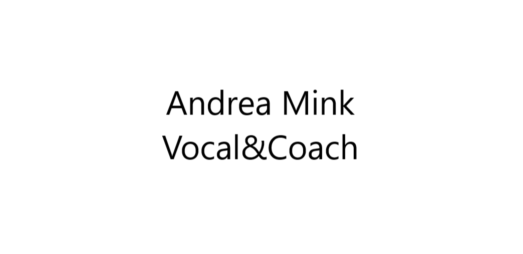 Andrea Mink - Vocal&Coach Logo