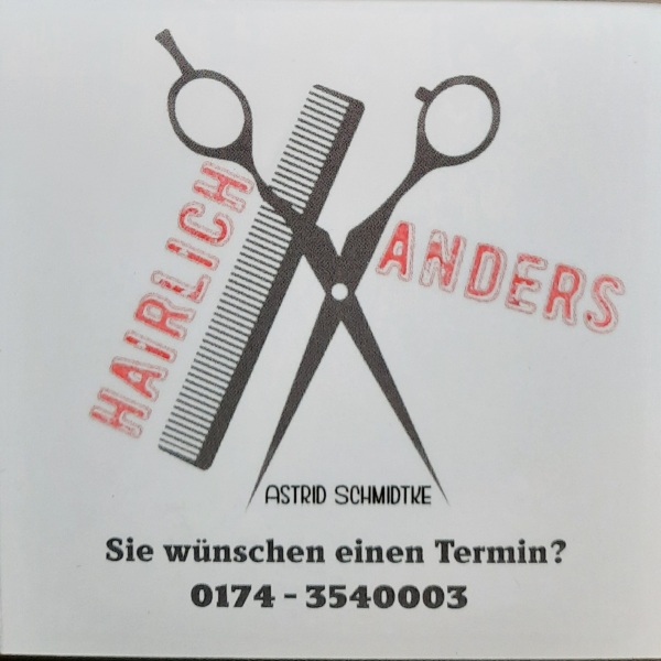 Hairlich Anders mobile Friseurmeisterin Astrid Schmidtke Logo