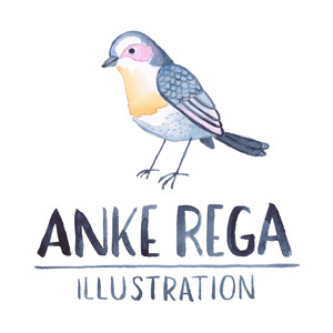 Anke Rega Illustration Logo