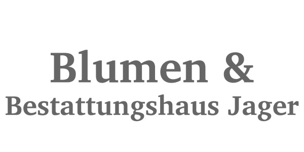 Blumen &amp; Bestattungshaus Jager Logo