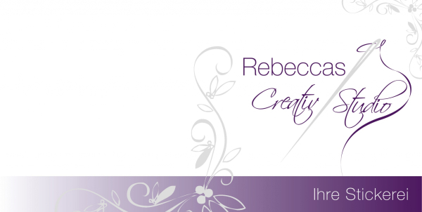 Rebecca`s Creativ Studio *Ihre Stickerei* Logo