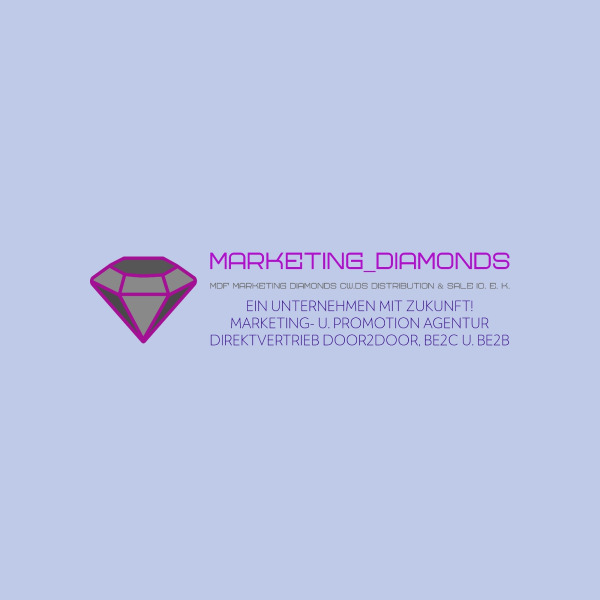 MDF Marketing Diamonds CW.DS DISTRIBUTION&SALE IO.E.K Logo